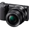 Discount Sony Alpha NEX-5R Mirrorless Digital Camera with 16-50mm f/3.5-5.6 Retractable Zoom Lens (NEX5R)(Black)
