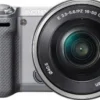 Hot Sony Alpha NEX-5R Mirrorless Digital Camera with 16-50mm f/3.5-5.6 Retractable Zoom Lens (NEX5R)(Silver)