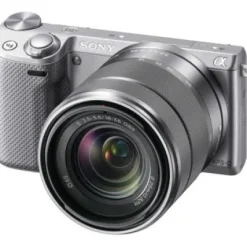 Best Sony Alpha NEX-5R Mirrorless Digital Camera with 18-55mm f/3.5-5.6 E-mount Zoom Lens (Silver)(NEX5R)