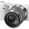 Hot Sony Alpha NEX-5R Mirrorless Digital Camera with 18-55mm f/3.5-5.6 E-mount Zoom Lens (White)(NEX5R)