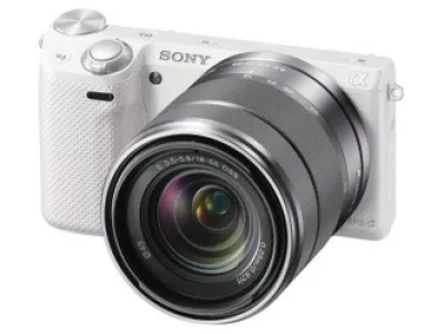 Hot Sony Alpha NEX-5R Mirrorless Digital Camera with 18-55mm f/3.5-5.6 E-mount Zoom Lens (White)(NEX5R)