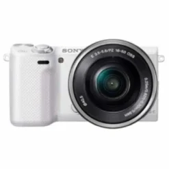 Discount Sony Alpha NEX-5R Mirrorless Digital Camera with 16-50mm f/3.5-5.6 Retractable Zoom Lens (NEX5R)(White)