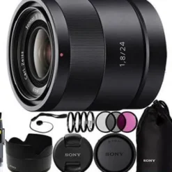 Sale Sony Carl Zeiss Sonnar T E 24mm F/1.8 ZA Lens Accessory Bundle