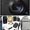 Hot Sony Cyber-shot DSC-RX100 VA Digital Camera -DSC-RX100M5A/B with Accessory Bundle