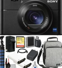 Hot Sony Cyber-shot DSC-RX100 VA Digital Camera -DSC-RX100M5A/B with Accessory Bundle