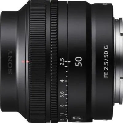 New Sony FE 50mm f/2.5 G Lens