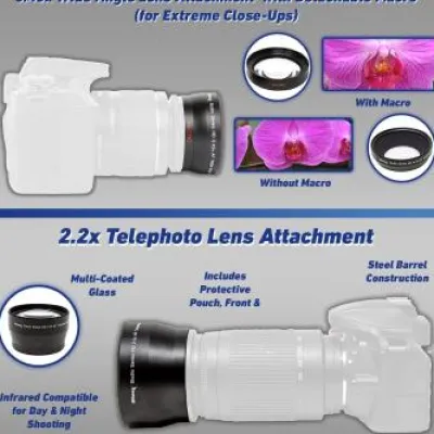 Clearance Sony FE 40mm f/2.5 G Lens + 0.43x Wide-Angle Lens Attachment with Detachable Macro, 3PC Multi-Coated UV Filter Kit (UV, CPL, FLD), 2.2X Telephoto Lens Attachment & Much More (20pc Bundle)