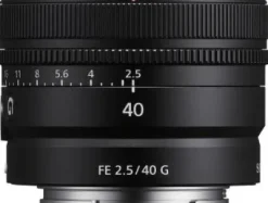 Clearance Sony FE 40mm f/2.5 G Lens + 0.43x Wide-Angle Lens Attachment with Detachable Macro, 3PC Multi-Coated UV Filter Kit (UV, CPL, FLD), 2.2X Telephoto Lens Attachment & Much More (20pc Bundle)