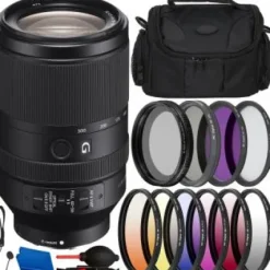 New Sony FE 70-300mm f/4.5-5.6 G OSS Lens - SEL70300G & Essential Accessory Bundle
