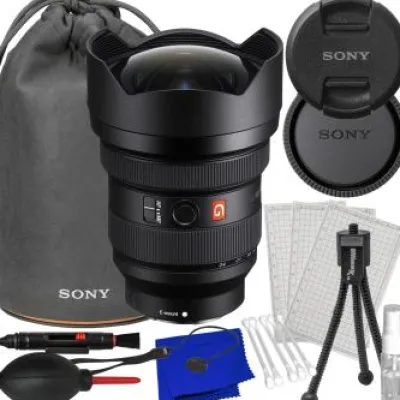 Sale Sony FE 12-24mm f/2.8 GM Lens + Filter Cutting Template, Front & Rear Lens Cap, Lens Case, Universal Lens Cap Keeper, Dual - Ended Gadget Cleaning Pen, Starter 5PC Maintenance Kit & More (13pc Bundle)