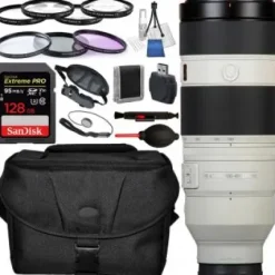 Outlet Sony FE 100-400mm f/4.5-5.6 GM OSS Lens with Accessory Bundle