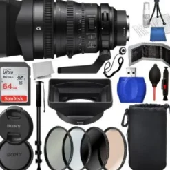Discount Sony FE PZ 28-135mm f/4 G OSS Lens - SELP28135G Must Have Bundle