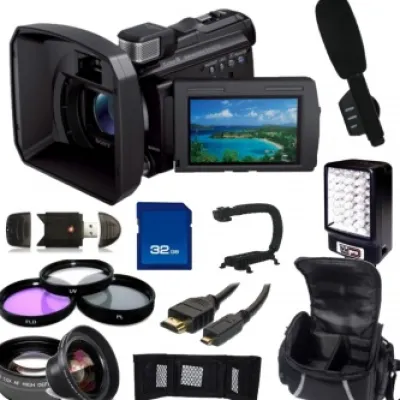 Online Sony HDR-PJ790 - NTSC HD Handycam with Projector (Black) + Accessory Bundle
