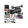 Online Sony HXR-NX5R NXCAM Professional Camcorder with Built-In LED Light and Advanced Bundle