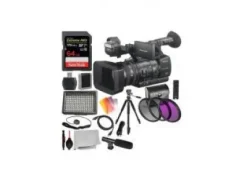 Online Sony HXR-NX5R NXCAM Professional Camcorder with Built-In LED Light and Advanced Bundle