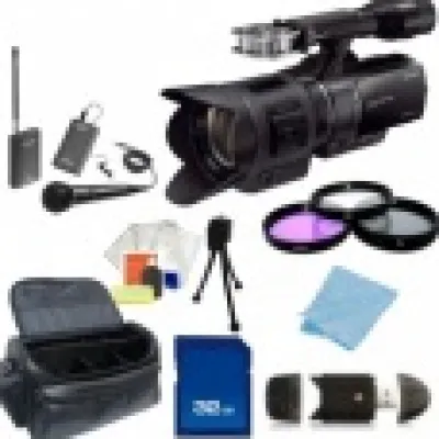 Sale Sony NEX-VG30EH PAL Camcorder with 18-200mm Power Zoom Lens + Accessory Bundle