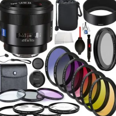 Clearance Sony Planar T* 50mm f/1.4 ZA SSM Lens - SAL50F14Z Extreme Lens Bundle