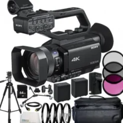 Discount Sony PXW-Z90V 4K HDR XDCAM with Fast Hybrid AF 12PC Accessory Bundle ï¿½ Includes 2X Replacement Batteries + AC/DC Rapid Home & Travel Charger + More