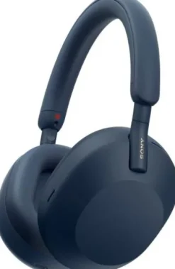 New Sony WH-1000XM5 Noise-Canceling Wireless Over-Ear Headphones (Blue)