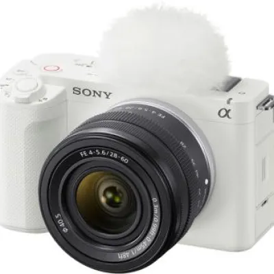 New Sony ZV-E1 Mirrorless Camera with 28-60mm Lens (White)