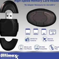 New Ultimaxx Sony ZV-1F Camera Bundle (Black) - Includes: 64GB Ultra Memory Card, Extended Life Replacement Battery (1600 mAh), Protective UV Filter & More (15pc Bundle)