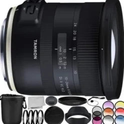 Sale Tamron 10-24mm f/3.5-4.5 Di II VC HLD Lens for Canon EF with 17PC Accessory Bundle