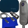 Sale Zoom Trisio Lite 2 VR - 8K Virtual Tour NodeRotate 360Â° Camera + Manufacturer Supplied Carrying Case, Quick Plug-in, USB Cable, Seller Supplied Microfiber Cloth & More (7pc Bundle)