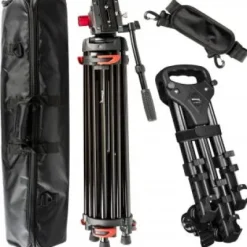 Discount Ultimaxx 72 inch Professional Heavy Duty Aluminum Twin Tube Tripod with Dolly