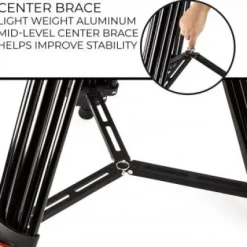 Discount Ultimaxx 72 inch Professional Heavy Duty Aluminum Twin Tube Tripod with Dolly
