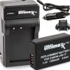 Online Ultimaxx AC/DC Rapid Home & Travel Charger with LP-E17 Extended Life Battery