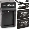 Clearance Ultimaxx AC/DC Rapid Home & Travel Charger with 2 BX1 Extended Life Batteries