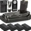 Fashion Ultimaxx Battery Grip Replacement for BG-E21 for Canon EOS 6D Mark II DSLR Camera with Deluxe Accessory Bundle