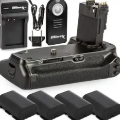 Fashion Ultimaxx Battery Grip Replacement for BG-E21 for Canon EOS 6D Mark II DSLR Camera with Deluxe Accessory Bundle