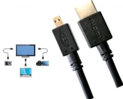 Fashion Ultimaxx HDMI A-D 6FT (Micro)