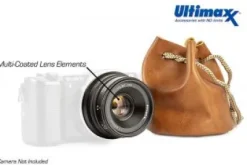Online Ultimaxx 25mm f/1.8 Manual Lens Kit for Sony FS7, FS7M2, FS5, FS5M2K, a9, a99II, A7, A7II, A7R, A7SII, A7III, A7RIII, a6500, a6300, a6000, a5100, a5000, a3000, NEX Series & Other E-Mount Cameras