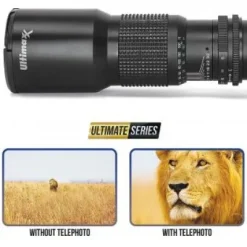 Online Ultimaxx 500mm/1000mm f/8 Preset Telephoto Lens Kit for Canon EOS 80D,77D,70D,60D,60Da,50D,7D,7D II,6D,6D II,5D Mark II,III,IV,5DS,1DS,T7i,T7s,T7,T6s,T6i,T6,T5i,T5,T4i,SL2 & SL1 Digital SLR Cameras